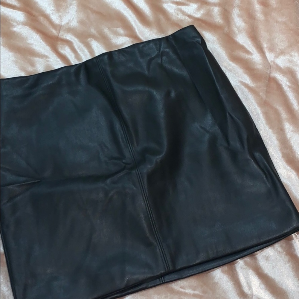 Black Leather skirt